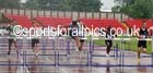 Joe Yarde (WSEH) wins the 110 metres hurdles, British National League, Division 1, Gateshead. Photo: David T. Hewitson/Sports for All Pics